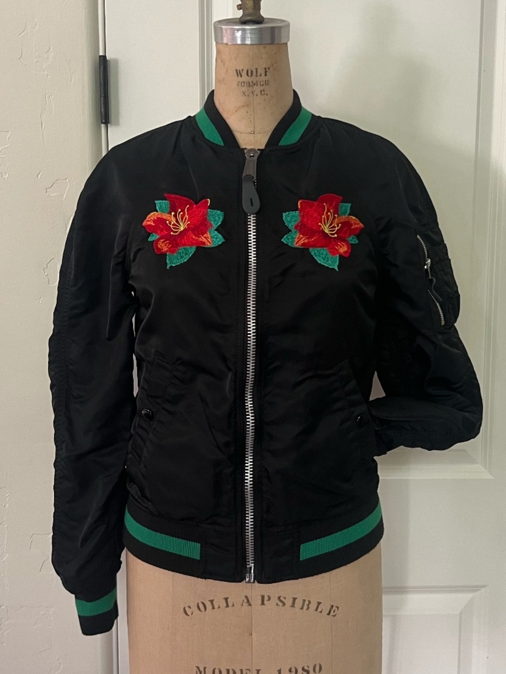 Rare Alpha Industries Reversible Bomber Jacket